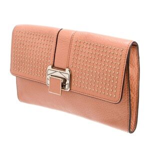 SALE 💋 • NWOT Rebecca Minkoff • Studded Salmon Clutch